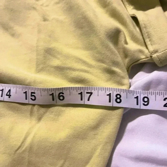 Lululemon Cotton T Shirt Bodysuit NWT Light Lime Green Open Back Women’s Medium - Picture 13 of 13